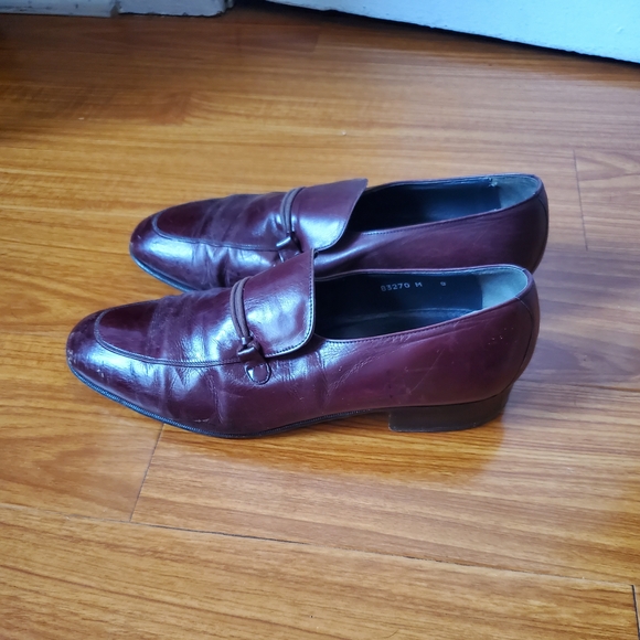 Bruno Magli Men's Dark Red Loafers